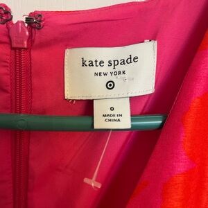 Kate Spade Fuchsia and Scarlet Dress